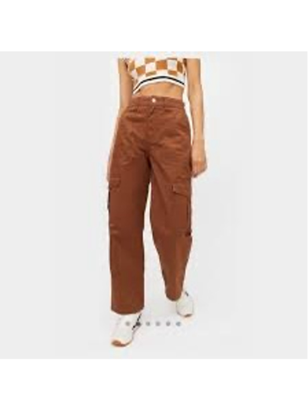 BDG Urban Outfitters Brown Wide Leg Cargo Skater Pants Size 29 Streetwear